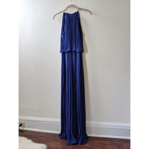 Maxi blue dress
